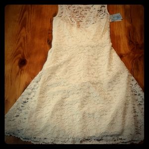 David's Bridal White 4 Lace Dress Gown Ivory